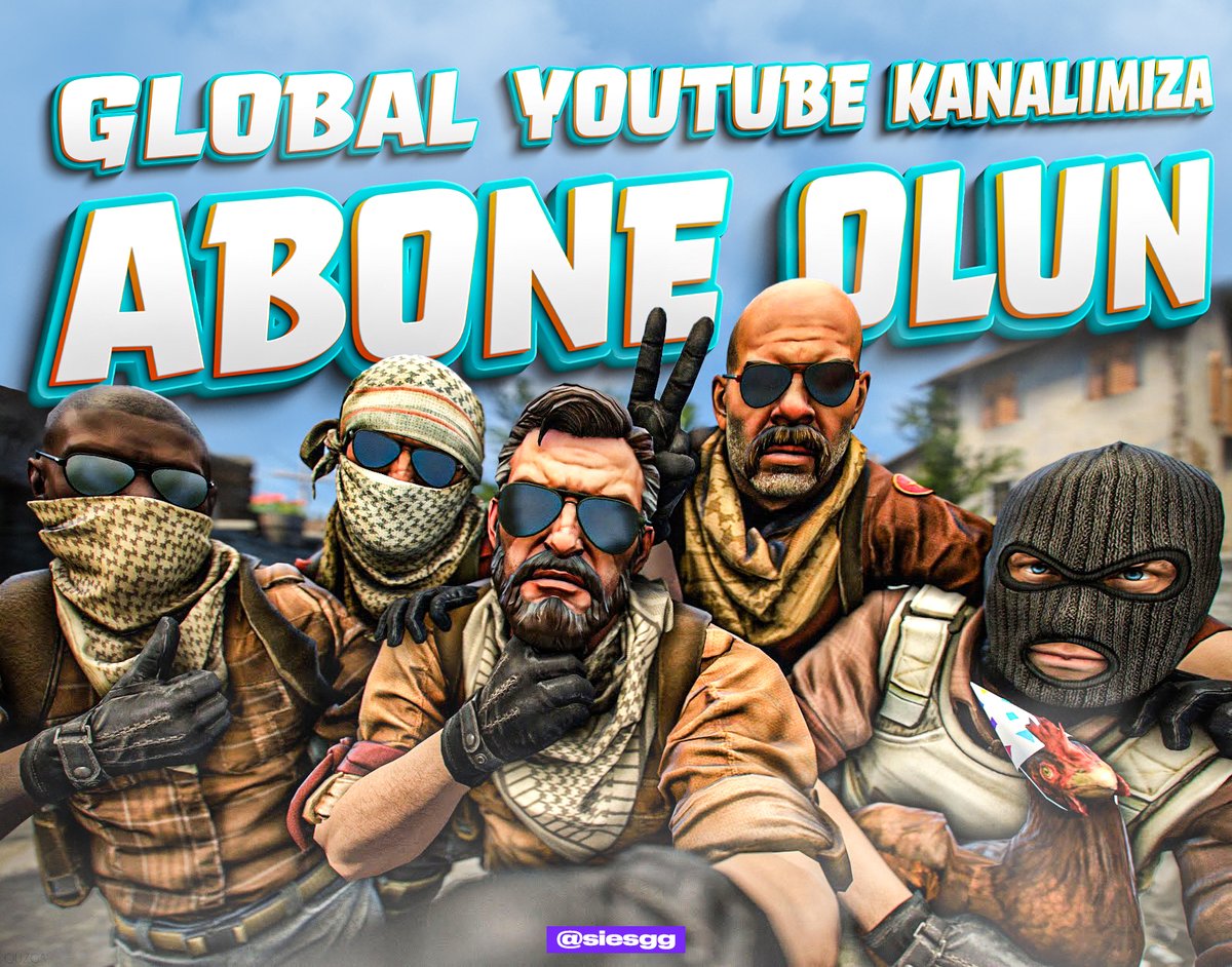 📹 GLOBAL YOUTUBE KANALIMIZA ABONE OLUN

Global YouTube kanalımızda da çok güzel videolar paylaşıyoruz. Abone olun ve bildirimleri açın, hiçbir videoyu kaçırmayın 👇🏼

🔗 Abone olmak için: youtube.com/@siesCSGO
