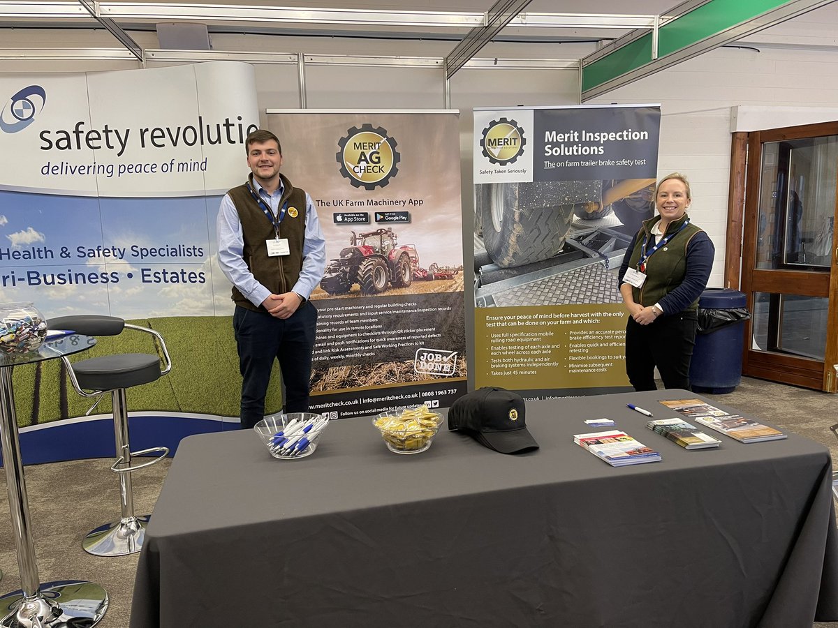 Come down to Hall 3 to meet agricultural health and safety consultants @SafetyRev 🙌🏼 #CropTec22 🌾
