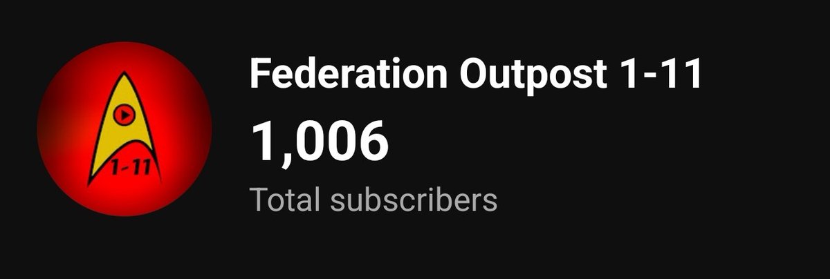 FederationOP111's tweet photo. 🥲 Thanks guys!! 6th Ranger hit 100k subs yesterday and now we've hit 1000 subs here! I've only put out 9 videos, so really really happy with this 🖖 https://t.co/7qEywaiMbv