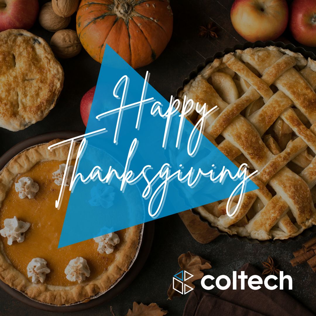 ColtechGlobal's tweet photo. Happy Thanksgiving 🙏

From the @ColtechGlobal team

We hope your thanksgiving table is full of your favorite food and surrounded by your favorite people! 🥧

#Thanksgiving #HappyThanksgiving #Thankful https://t.co/08KyXCFHvA