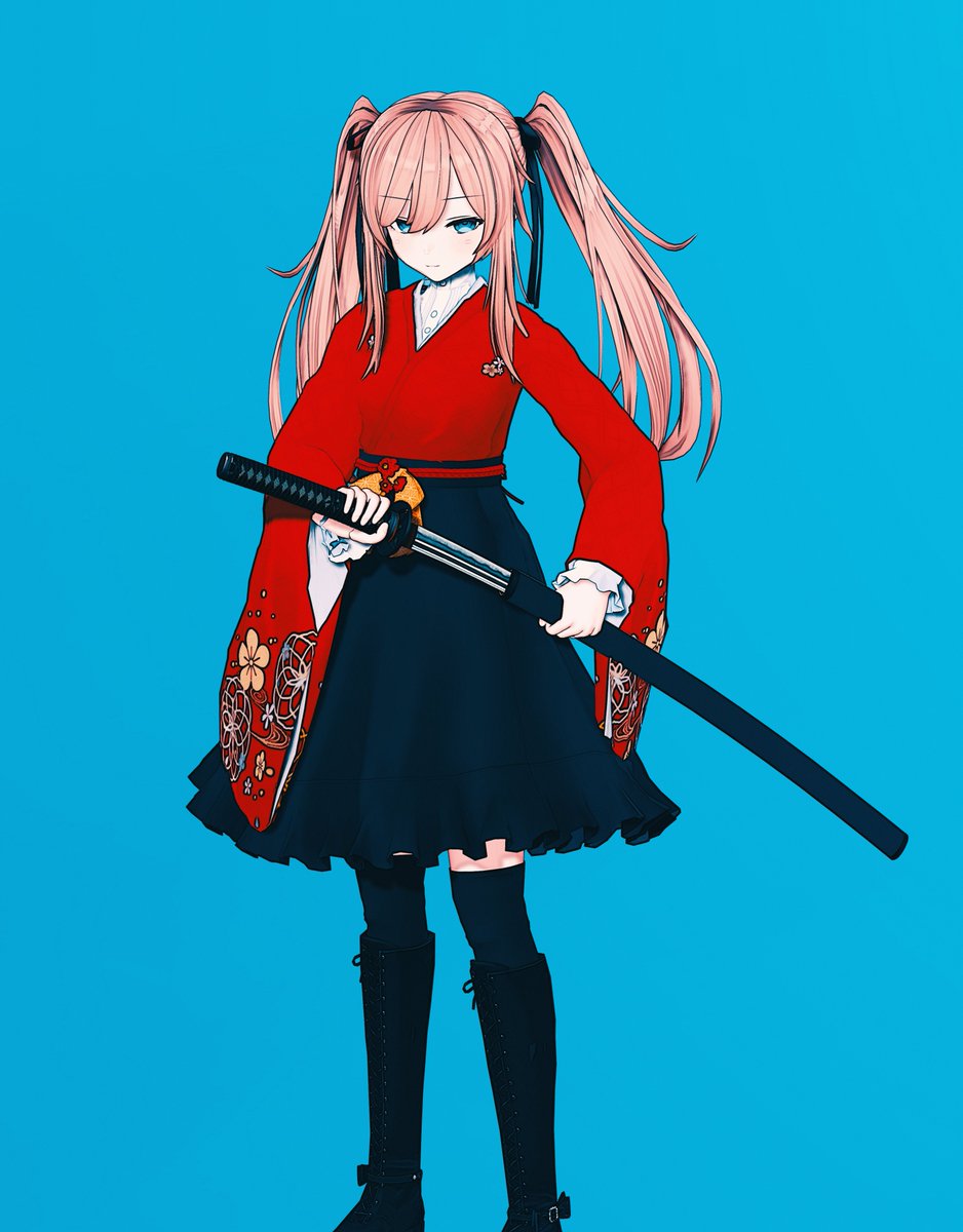 単色背景全身入れ構図部入りたいです 