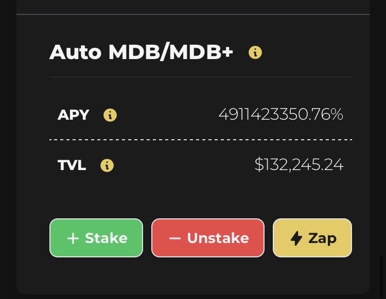 Our new farms have proven wildly popular since the launch of Xenia 2.0 - look at that APY! 

Our APYs are always sustainable so these crazy numbers will of course come down with time - but wow!