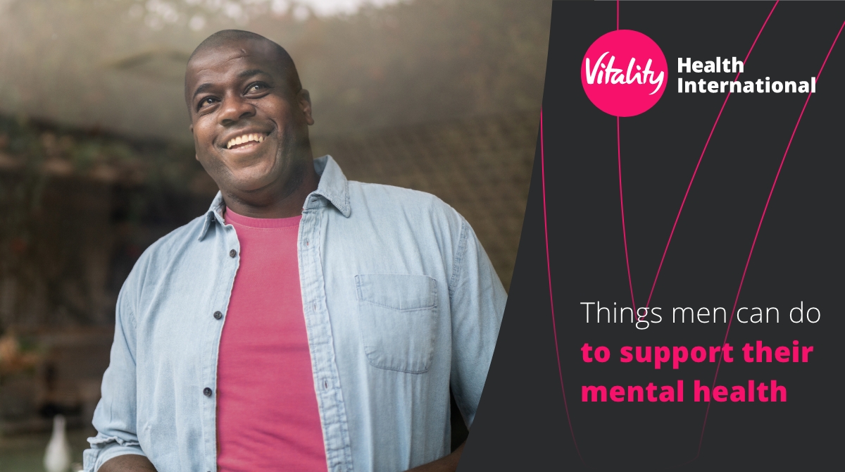 Mental health conditions don't discriminate. Together, let’s destigmatise mental health conditions amongst men.

Here are tips and tools to support you or a loved one: discv.co/MentalHealthSu… 

#VitalityHealthInternational #MensHealthMonth #MentalHealth