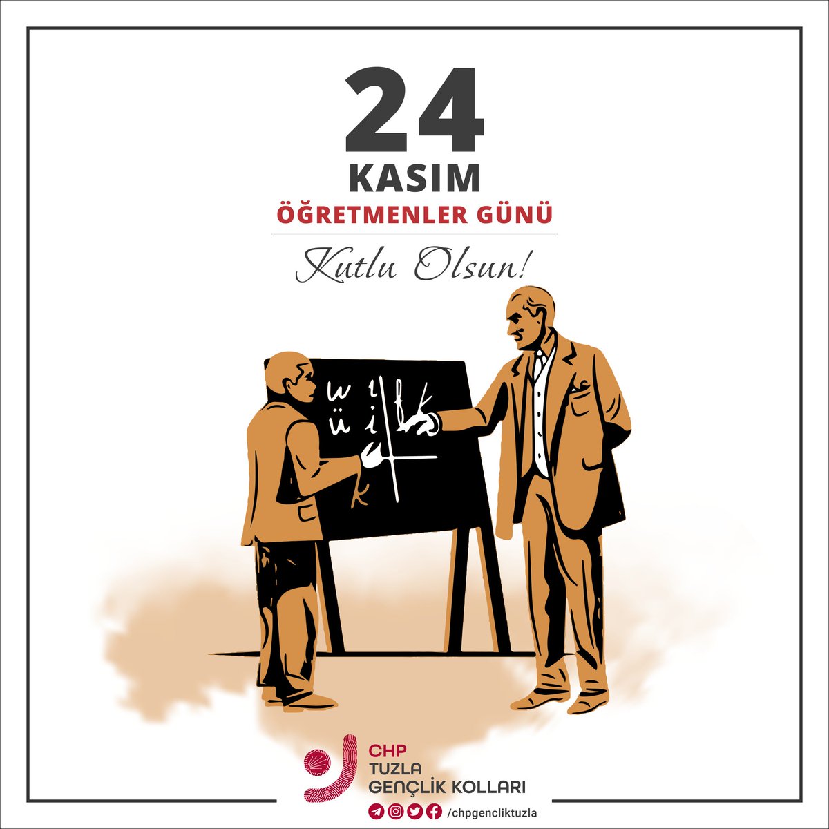 Öğretmenler!... Cumhuriyet, fikren, ilmen, fennen, bedenen kuvvetli ve yüksek seciyeli muhafızlar ister. Yeni nesli bu nitelik ve kabiliyette yetiştirmek sizin elinizdedir. (M.Kemal Atatürk) Öğretmenler gününüz kutlu olsun.
