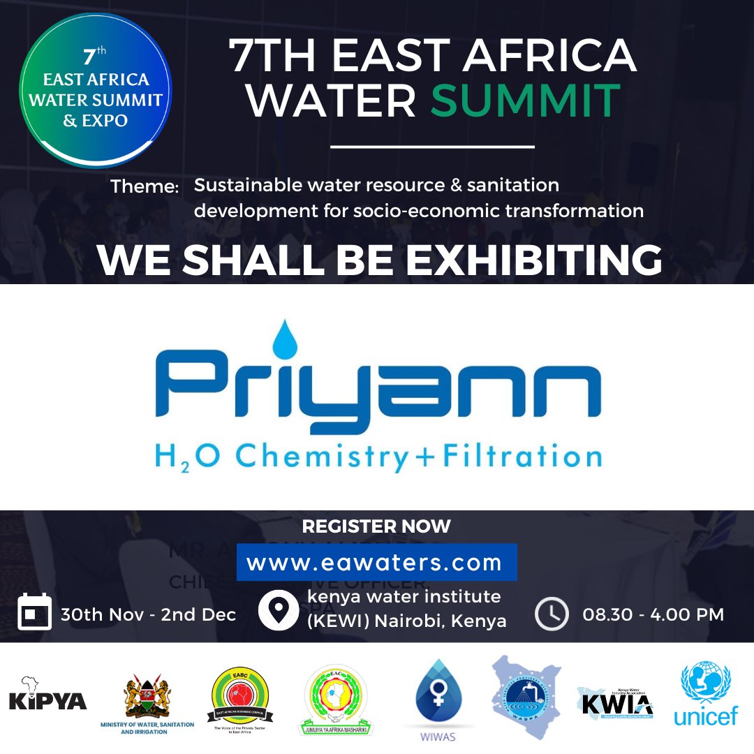 Innovation, technology and knowledge sharing, ensuring water security for the East African region. Come to the EA Water Summit and explore innovation, business opportunities &amp; build your network. Register now at  eawaters.com/events/registr…