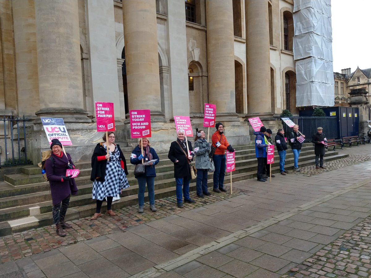 Oxford UCU AntiCasualisation Network on Twitter "First day of strike