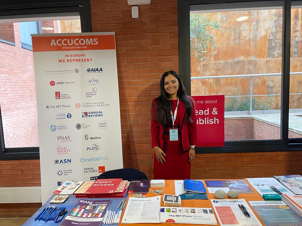 Accucoms (@accucoms) on Twitter photo Our Regional Manager, <a href="/Fanncarol/">Fanny Monegro</a>, is attending the XXIX Asamblea Anual 2022 de REBIUN. Visit our stand on floor S1 to learn more about our publishers and their offers!
#REBIUN2022 #AccucomsEurope #Libraries #OpenAccess Our Regional Manager, <a href="/Fanncarol/">Fanny Monegro</a>, is attending the XXIX Asamblea Anual 2022 de REBIUN. Visit our stand on floor S1 to learn more about our publishers and their offers!
#REBIUN2022 #AccucomsEurope #Libraries #OpenAccess