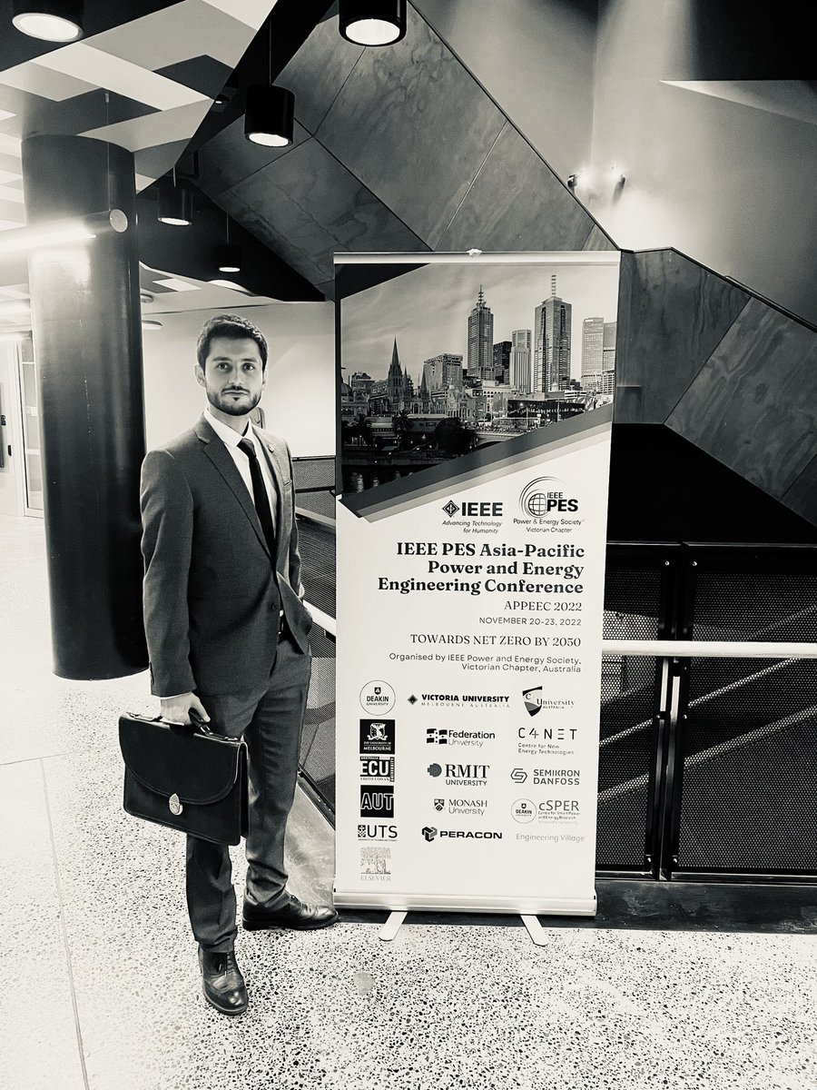 It was great to present our research output on “Modular motor drives for PMSM” at #14th_IEEE_PES_International_APPEEC 2022 in Melbourne 🇦🇺hosted and sponsored by #RMIT University, <a href="/Deakin/">Deakin University</a> <a href="/ieee_pes/">IEEE Power & Energy Society</a> <a href="/IEEEorg/">IEEE</a> #IEEE #Power_systems. Thanks to <a href="/UniStrathclyde/">University of Strathclyde</a> &amp; #AES for the support.