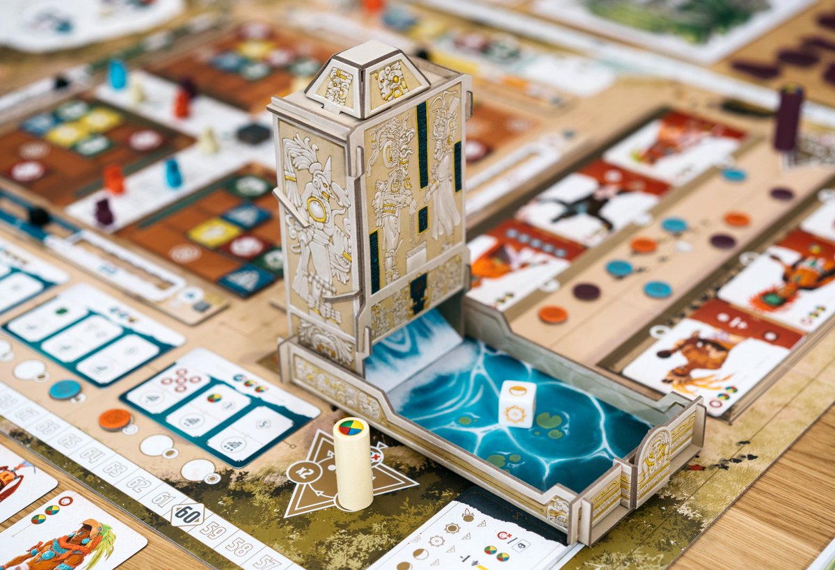 KSG_Magazine's tweet photo. Copan's building to be a highly thematic #boardgame. If you haven't checked it 1 week to go!

Bountiful resources dwindle causing this tricky worker placement to spiral to the fate of its name: Dying City.

Great visuals as always from @holygrailgames 😍

https://t.co/Y37Sr67HjA https://t.co/kiz0f3Hkyi