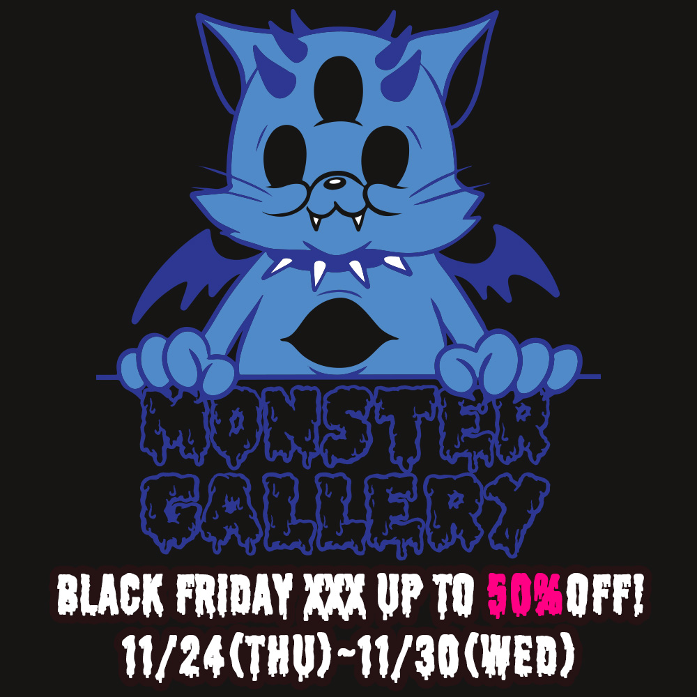 monstergallery7's tweet photo. 😈❤️‍🔥BLACK FRIDAY SALE❤️‍🔥😈

11月24日（木）〜11月30日（水）までの
期間限定！
UP TO 50%OFF!!

大人気商品がお得に購入いただけます❤️‍🔥
在庫には限りがあるので、
ご希望の商品がある方はお早めに..😈

SALE会場はこちら▶︎ https://t.co/oNjflv8A0Z

#monstergallery #モンギャラ #blackfridaysale https://t.co/hgewR5AIs2