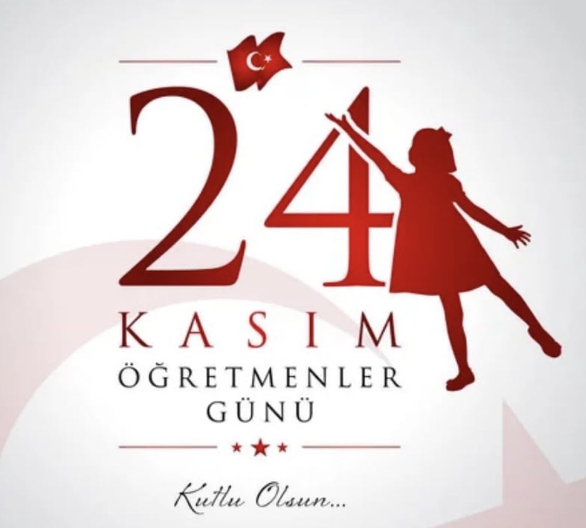 Çocuklarımızın içindeki cevheri maharetle ve sabırla işleyerek onları hayata hazırlayan tüm cefakâr ve vefakâr öğretmenlerimizin #24Kasım Öğretmenler Günü’nü kutlarım.