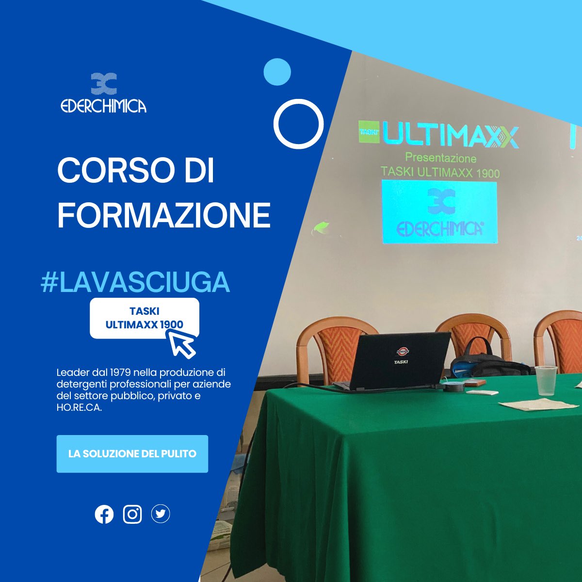 ederchimica1's tweet photo. 👨🏻‍🏫 Corso di Formazione 

🔎 Macchine lavasciuga professionali 

#ederchimica #taskiultimaxx https://t.co/7rB6ElxEaR