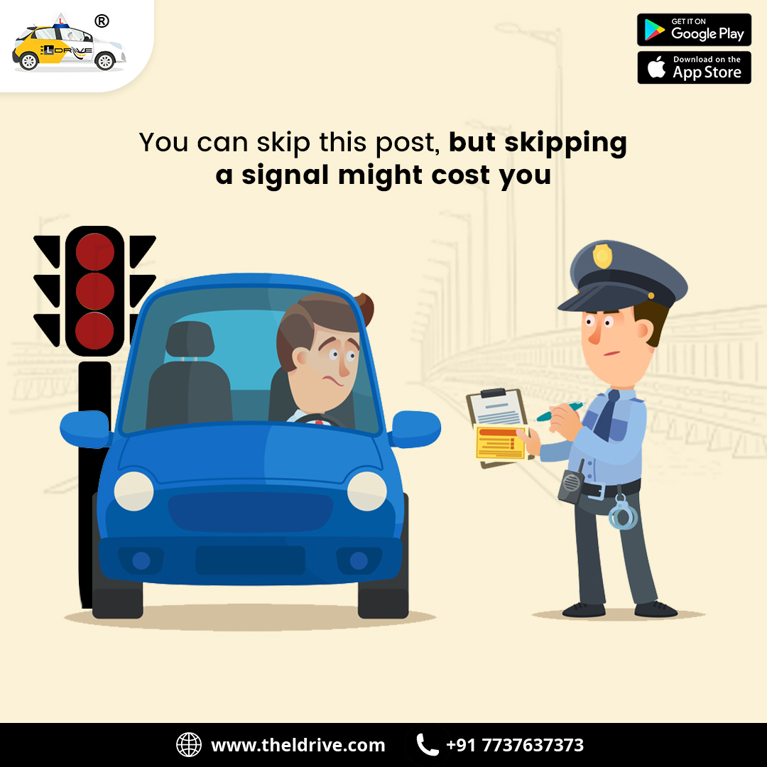 theldrive's tweet photo. Signal jumping is a serious violation of traffic laws which might lead you to pay a challan or get you to jail.
.
.
.
.

#theldrive #trafficslaws #trafficrules #roadsaftey #challans #drivingschoolsinhyderabad #drivinginstructor #drivingteacher #Hyderabad #RTOoffice #RTOServices https://t.co/Mb34OB4Cjh