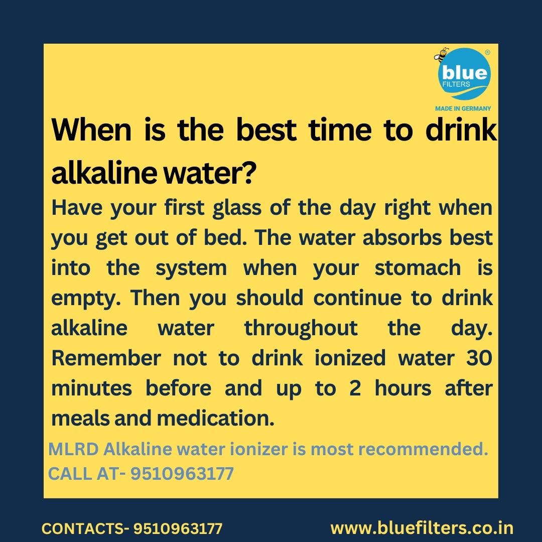 When is the best time to drink alkaline water? @Bluefilters_In - Drinking BlueFilters alkaline water daily will significantly improve your immune system and also provide long-term health benefits.👇 Visit at bluefilters.co.in #bluefiltersindia #mlrd #alkaline #explorepage