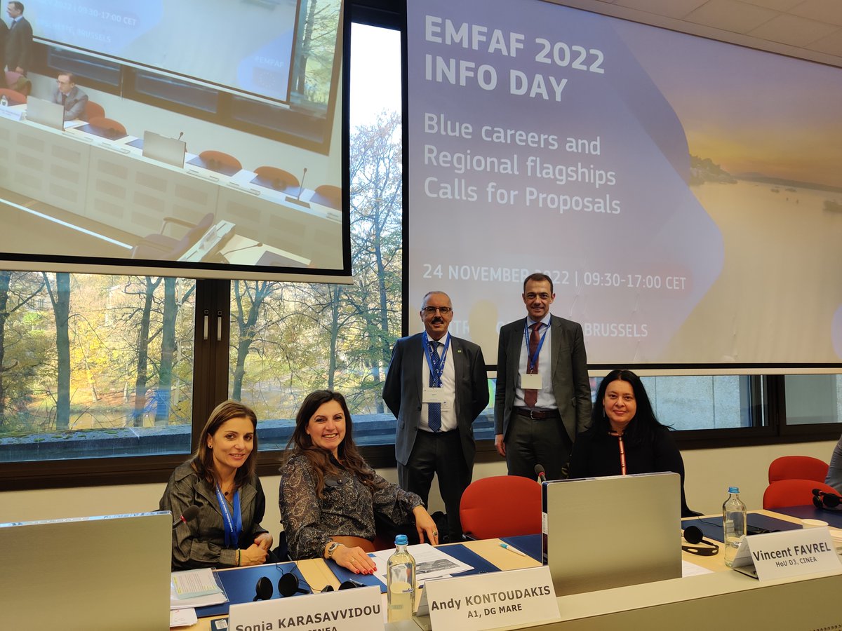 🔴 We are about to start our #EMFAF 2022 Info day❗️ 

€ 15.1 million for proposals on #BlueCareers &amp; Regional flagship projects in #EUSeaBasins 🎓🌊

Follow it today as from 10h15 CET
📍 at Centre Borschette - Room 0D
💻 Web streaming 👇
europa.eu/!H6TQFF