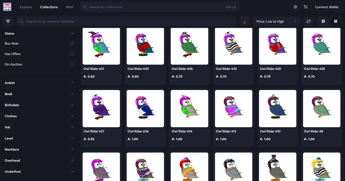 owloper's tweet photo. That is correct! 🦉

If you have an Owloper #NFT it means you have also your own Mint tool.

Owloper owners can breed NFTs with other new NFT collections.

First samples already out there on blockchain with Owloper Art

https://t.co/rAN4UoOwVL

#AvaxNftRush #avax #nft #eth #sol https://t.co/qRIP2tlrYc