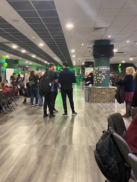 Yesterday I had the pleasure in volunteering for #EmPowerCyber with Sage Foundation! I had the best time helping young girls become more aware of jobs they can do in the tech industry.💚 #Sage #SageFoundation #NewcastleFoundation