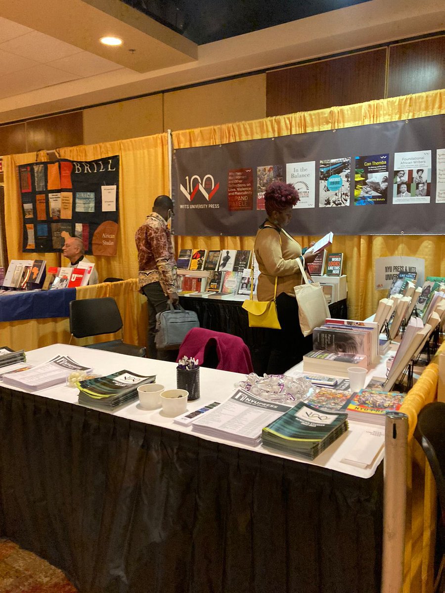 WitsPress's tweet image. @WitsPress had great interaction with African studies scholars on our stand at  the African Studies Association 2022 conference @ASANewsOnline in Philadelphia #ASA2022 @NYUpress
