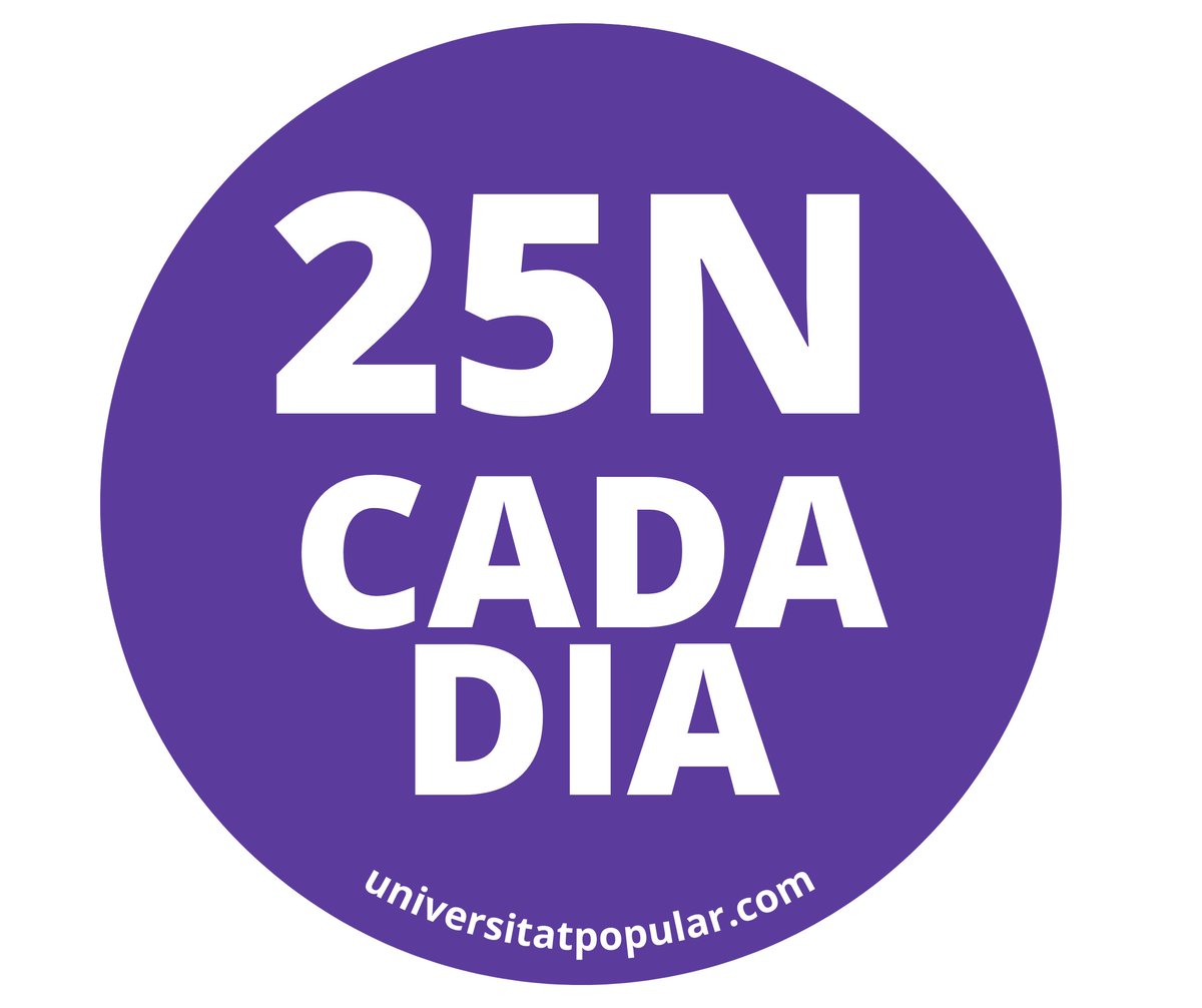 univ_po_pu_lar's tweet photo. 25N 💜 | Voleu una xapa amb els lemes del 25N d'#UPValència 💜?
Hui #diumenge 27/11/22 vos esperem al #Igualmentfest a la 📍Pl. de l'Ajuntament ⏰d'11 a 14 hores, per mostrar-vos que a la Universitat Popular de València és #25N cada dia. Tindreu la vostra xapa!
#25NUP #UPValència https://t.co/lP88yLCEng
