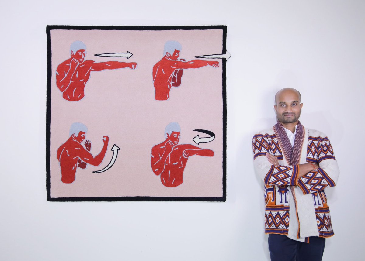 rakiography's tweet photo. V.I.R.A.L 2022 - a series about values, believes and meaning. Hand-made tapestries for the 21st century, more at https://t.co/oVstgUZ9uX #rugart #memeart #carpetart #tufting #ContemporaryArt https://t.co/yNWPQtmzsk