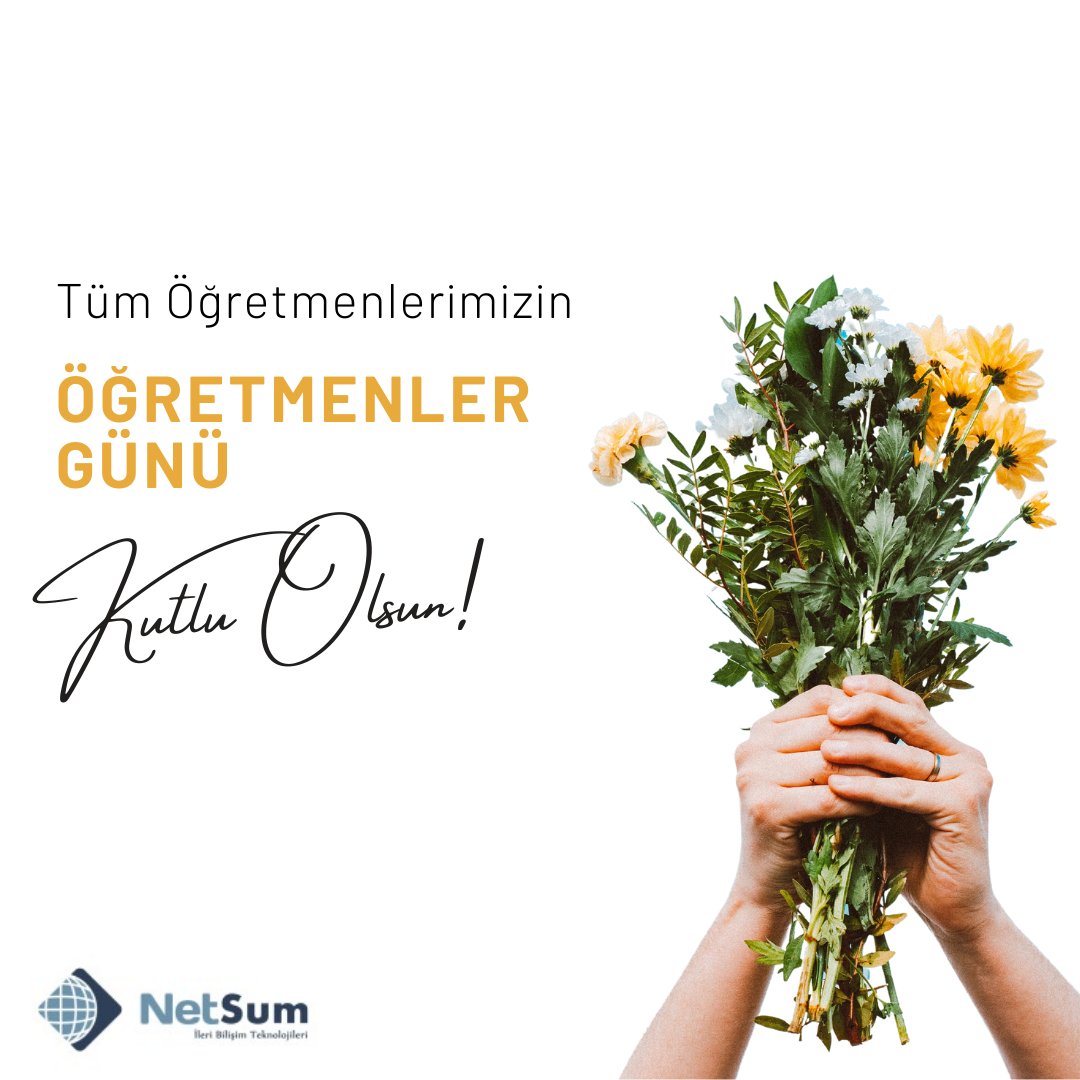 Dünyanın her tarafında öğretmenler insan topluluğunun en özverili ve saygıdeğer unsurlarıdır.
24 Kasım Öğretmenler Günü Kutlu Olsun💐

#24Kasımogretmenlergunu  #netsum