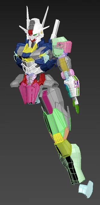 【進捗day09】wip足をモデリング、若干苦戦中#水星の魔女 #3DCG 