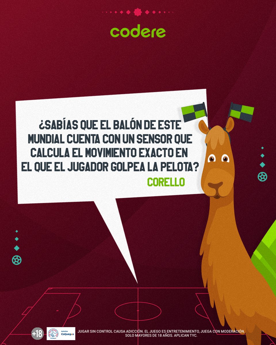 CodereCO's tweet photo. ¡La #CopaDelMundo se vive en #Codere!🐪😁
No te pierdas mis datos mundialistas #Corello https://t.co/1aYIdWahOY