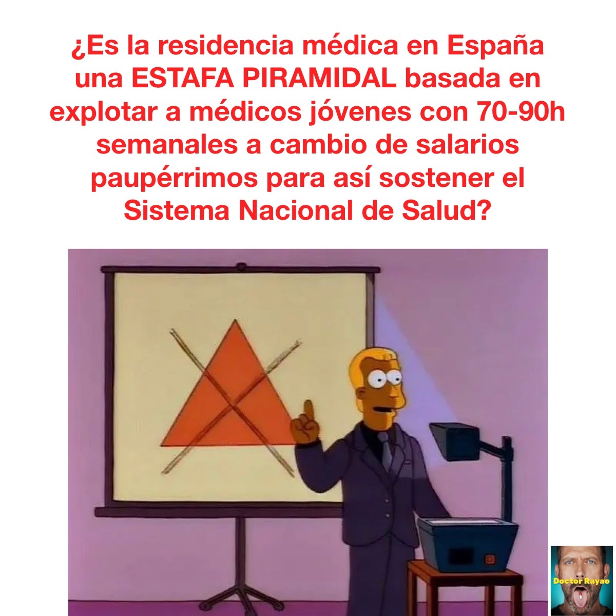 AsociacionMIRe's tweet photo. ¿Es la residencia médica en España una ESTAFA PIRAMIDAL?

Abrimos debate https://t.co/Oa8U1KHJSt