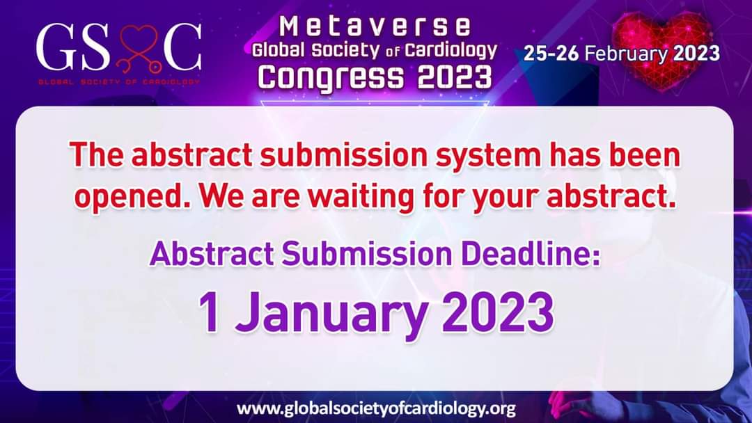 Wait no more 🎉
The call for abstracts is now OPEN
You have an interesting case or research you want to share with the 🌍Join us in metaverse 🌠

Check it out here👇 #cvacute #echofirst

gsocmetaverse.org

@GSoCers @KemalogluOz @dr_maghraby @mirvatalasnag @ERC_resus