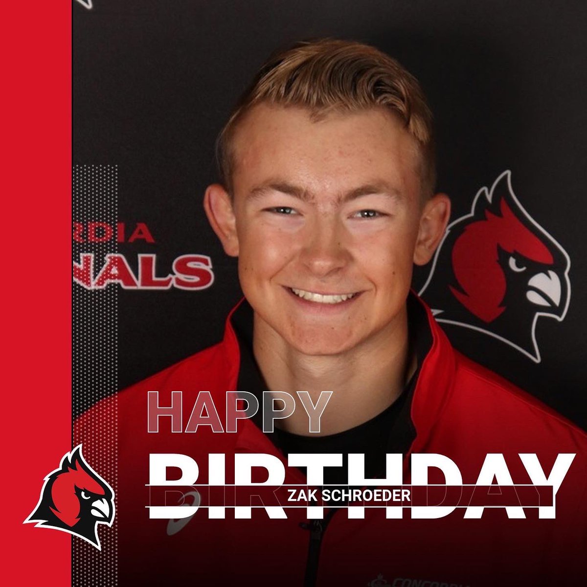 🥳 HAPPY BIRTHDAY 🥳 

Happy birthday to ✌🏽freshmen we’re extra thankful for on this Thanksgiving Thursday! Wishing you the happiest of birthdays <a href="/_morganjenk/">Morgan Jenkins</a> &amp; <a href="/schroeder_zak/">Zak Schroeder</a> ! 

#birthday #runred