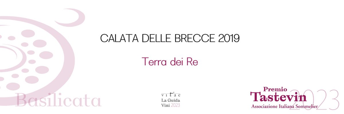 Il tastevin #aisitalia di #vitae2023 della Basilicata <a href="/aisbasilicata/">AIS Basilicata</a> va al Calata delle Brecce 2019 di Terra dei Re