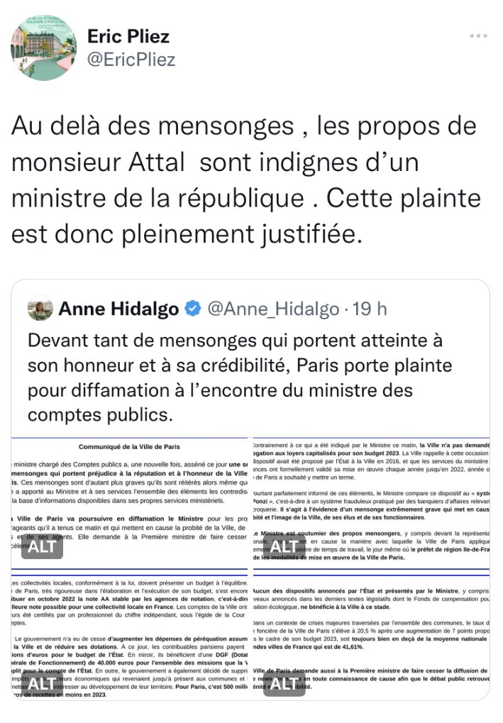 "La punition du menteur c'est de ne pouvoir croire personne"
Je trouve que cette citation colle tellement à la peau d'<a href="/EricPliez/">Eric Pliez</a> qu'on devrait l'inscrire sur la façade de la <a href="/Mairiedu20/">Mairie du 20e</a> 

#saccageParis #ParisSousTutelle