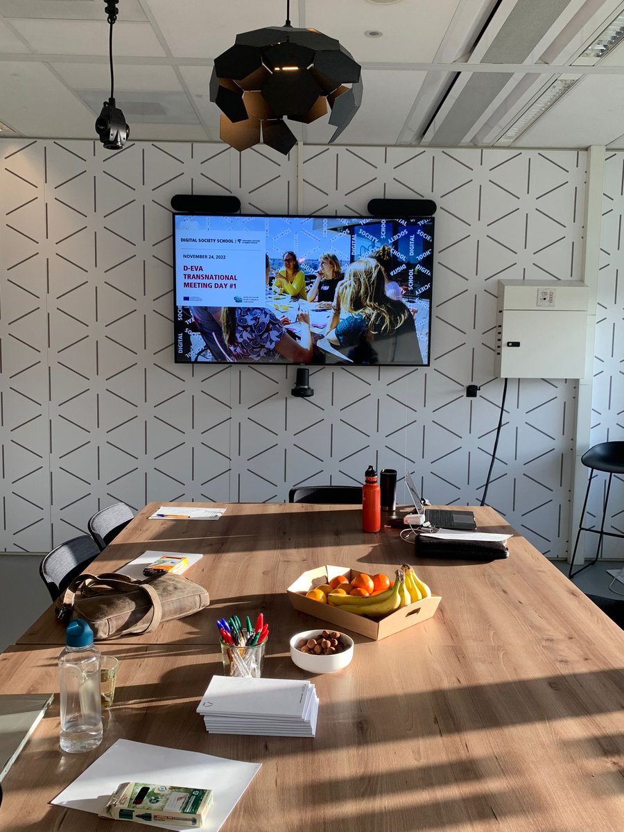 Good morning everyone!☀️ The team is having the third transnational project meeting today and tomorrow. We’ll use these days for catching up, collaborating and making progress with #projectdeva. Thank you <a href="/DSSAmsterdam/">Digital Society School</a> for having all of us! #ErasmusPlus