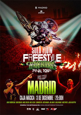 ¿Quieres vivir el mejor FMX junto a @ETorronteras? 

¡Disfruta el  3 de diciembre del Solo Flow Freestyle en Madrid! 

¡Te invitamos a vivir la experiencia desde palco VIP! 🤟🏻

✅ Sigue a @ETorronteras y a <a href="/es_Motorsport/">Motorsport.com España</a>
✅  Da RT a esto
✅ Menciona a la persona con la que irías