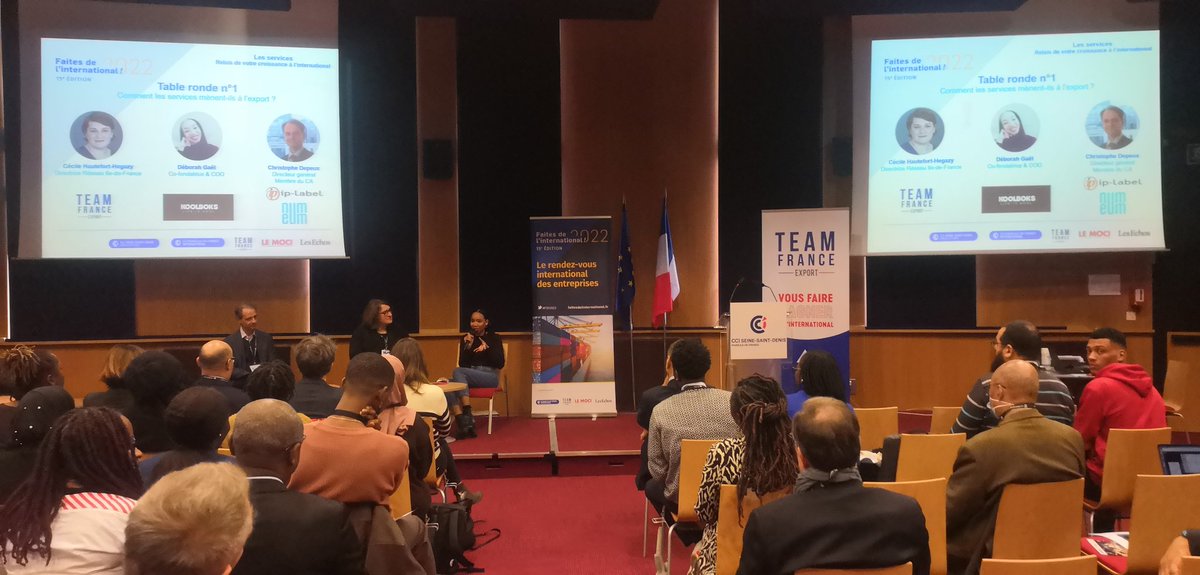 CCI_93's tweet photo. #FDI2022
"Créer des equipes interculturelles et être présent localement"
D. Gaël, CO fondatrice de @Koolboks https://t.co/bl2UjXPqQx