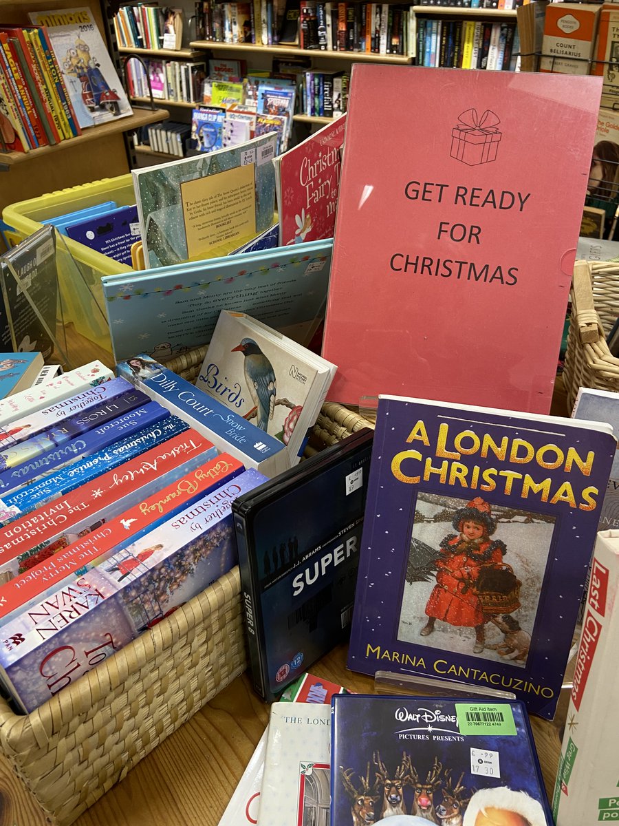 StAOxfamBooks's tweet image. &quot;Get Ready For Christmas&quot; - good advice and our #displaytable theme in @StAOxfamBooks! Lots of Chrissy books, knit-your-own Xmas #craftbooks and our new #comicannuals (Dandy, Beezer, etc.) shelves. 🎅🎄🤶 Our Catherine St shop, open 9am-5pm daily (12-4 Sunday)