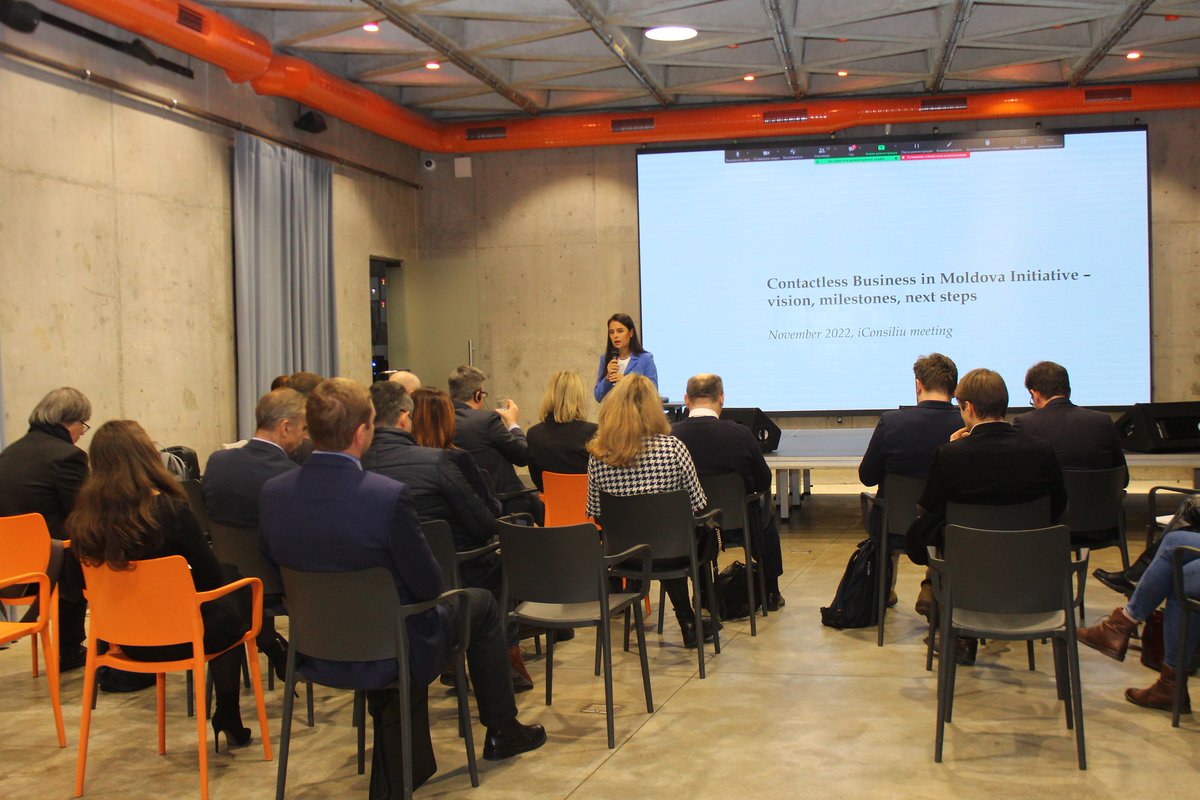 ITUEurope's tweet photo. 🇲🇩 Moldova is advancing toward ensuring contactless interactions between the private sector and public authorities. The planned actions were discussed on the #iConsiliu platform at the launch of the #ContactlessBusiness initiative @ITUEurope had the pleasure to join. https://t.co/63r57wRaDs