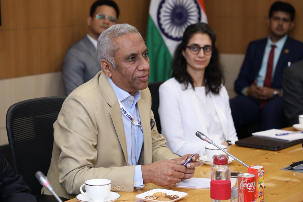 investindia's tweet photo. During the session, Mr. @DeepakBagla_, MD & CEO, @investindia, focused on numerous projects & initiatives undertaken by #InvestIndia to promote investments in #NewIndia's infrastructure sector.
#InvestInIndia #IndiaInfrastructureForum #Infrastructure https://t.co/9OmqUSBjmD