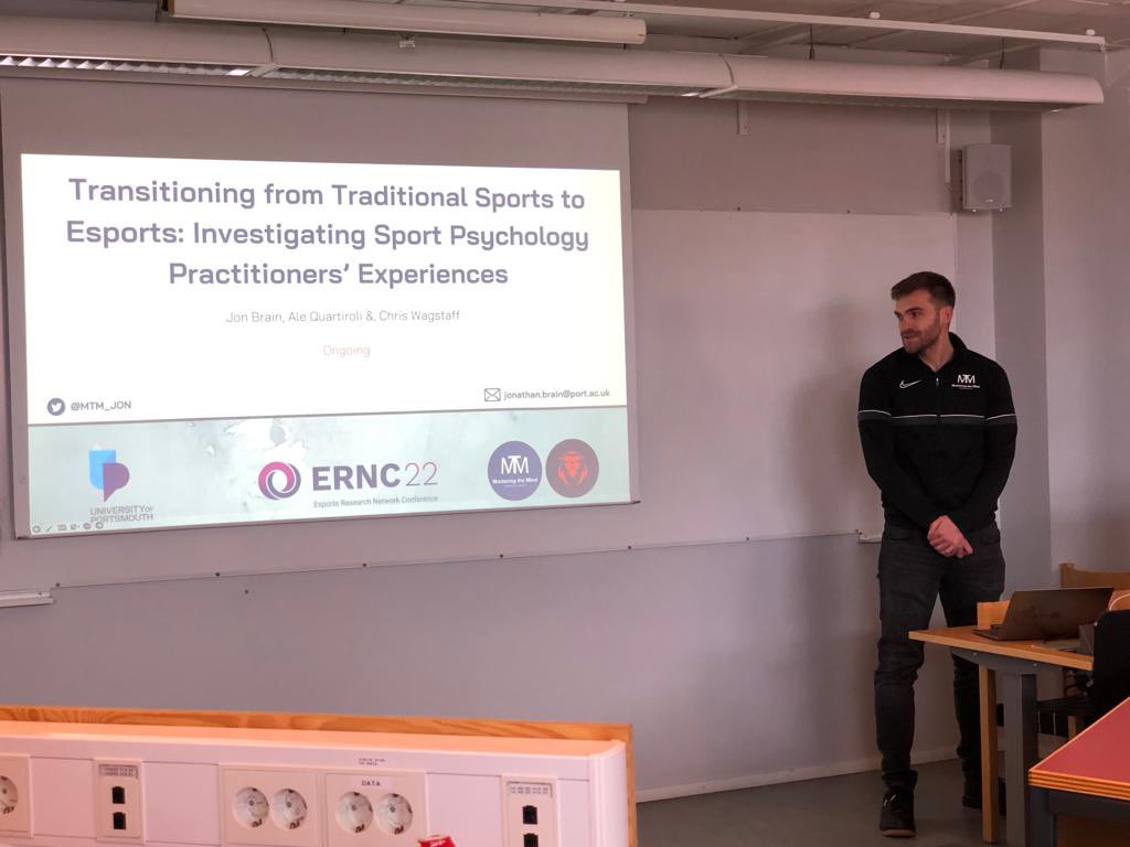 MTM_Jon's tweet photo. The @ERN_Conference is officially over🇸🇪! Great opportunity to present the research I have been working on these past months! Thank you to track chair @t0bs3 for the trust! Not over yet as @DreamHack awaits 👀🎮!! @LionscreedGG #ERN22 https://t.co/hbNV8Zp1go