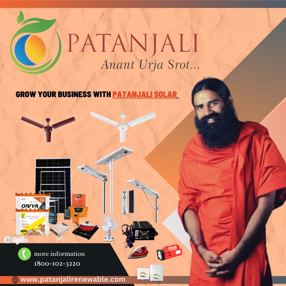 PatanjaliSolar's tweet photo. Grow your business with Patanjali Solar.

Call for Bulk Order &amp; Distributorship/Dealership 👇
☎️ 1800-102-3220
🌐 https://t.co/FmP1V0vhp6

#solarenergy #solarpower #solarpanels #solarsystem #gosolar
#patanjalisolar #distributor #distribution #solarbusiness #distributor https://t.co/LnmHJiOHD7
