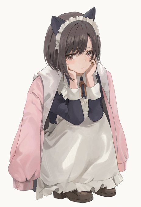 1人だけ猫耳のカチューシャでムッとするえななん
でも、カチューシャは一応着けてくれる
 #prsk_FA 