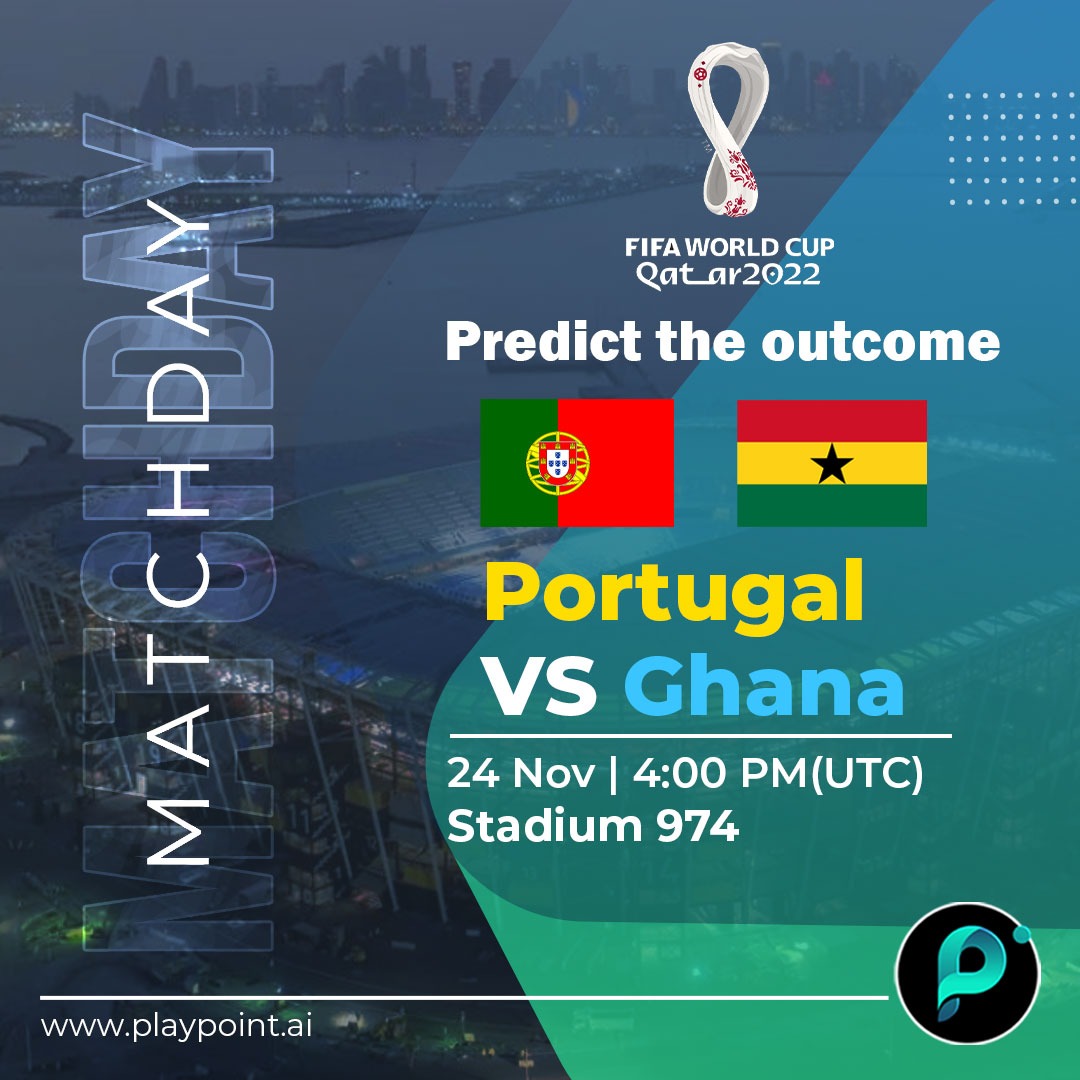 💥Playpoint Prediction Quiz!✍

Comment your answer below which team will win.👇

Comments after game starts are not valid.

#AVAX    #Avalanche    #Playpoint #PPTT #P2E #AirdropCrypto #ContestAlert #P2Egaming #PlayToEarn #TokenSale #FIFAWorldCupQatar2022 #Portugal #Ghana