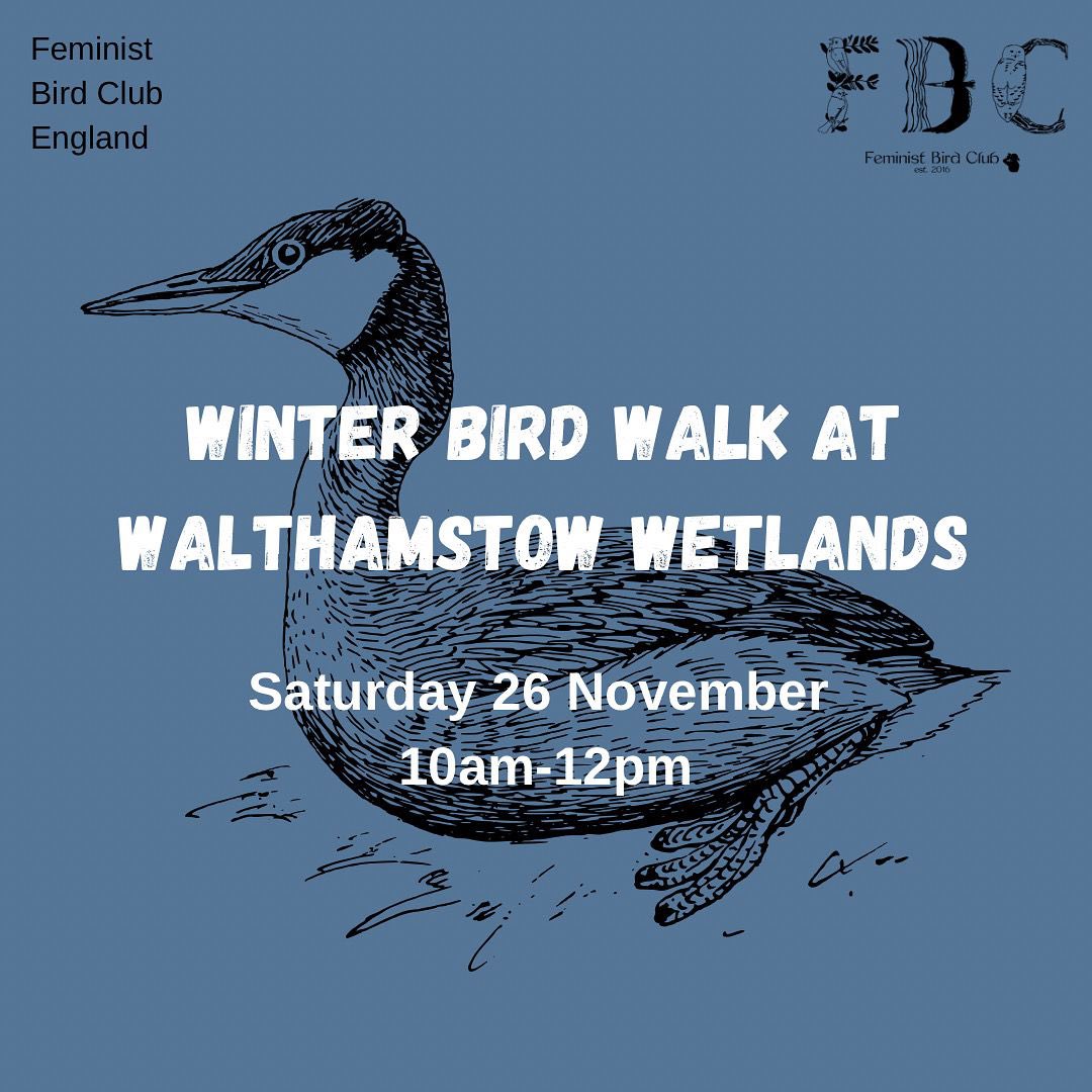 Love birding? Don’t have anyone to bird with? We’ve got you. Come join me and <a href="/elieoutside/">elie gordon (she/her)</a>, this Saturday at @E17Wetlands for the first ever <a href="/fbcengland/">fbcengland</a> walk. 

It’s totally free, just sign up here:
eventbrite.com/e/winter-bird-…