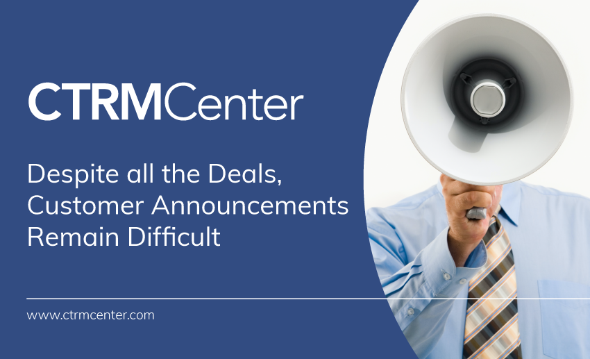 CTRMCenter's tweet image. Despite all the Deals, Customer Announcements Remain Difficult

ctrmcenter.com/blog/opinion/d…

#ctrmsoftware #etrmsoftware