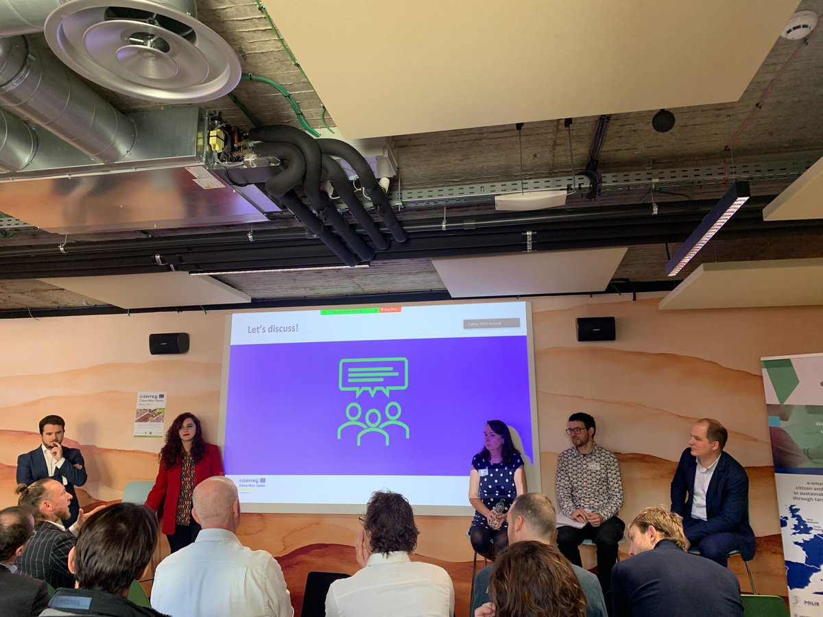 MOBI-MIX (@mobimix_2seas) on Twitter photo The first panel discussion is underway!
Stijn Vernaillen from <a href="/Stad_Antwerpen/">Stad Antwerpen</a>, Matthew Hayward from <a href="/NorfolkCC/">Norfolk County Council</a> and Antonia Roberts from @Como_uk are providing interesting insights in the Data-based policymaking panel. The first panel discussion is underway!
Stijn Vernaillen from <a href="/Stad_Antwerpen/">Stad Antwerpen</a>, Matthew Hayward from <a href="/NorfolkCC/">Norfolk County Council</a> and Antonia Roberts from @Como_uk are providing interesting insights in the Data-based policymaking panel.