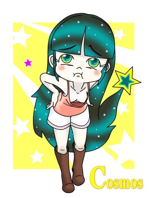 フォロワー様減るかな?と思ったけど何も影響無かった #いいおっぱいの日 用イラスト載せときます。大遅刻ですがこの時だけ彼女のバストは300%ほどになっております。「どこ見てるんですか?」 