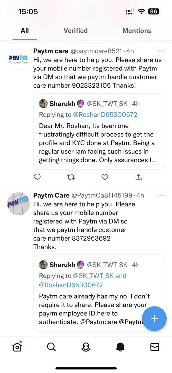 SK_TWT_SK's tweet image. Fraud is prevailing with @Paytmcare @Paytm not providing resolution to there customer. #quitpaytm
