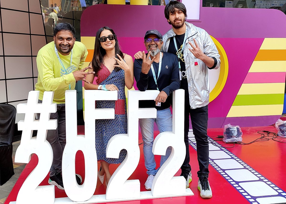 VaidyScine's tweet photo. Raymo premiere Red Carpet show at IFFI 2022 GOA today at 6 pm https://t.co/94a6CWcT1e