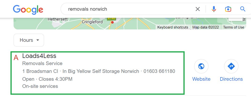 deskjock's tweet photo. Well done loads4less achieving a top place on maps for removals norwich
#googlemaps #removals #Reviews https://t.co/OYqd0ZUPrG