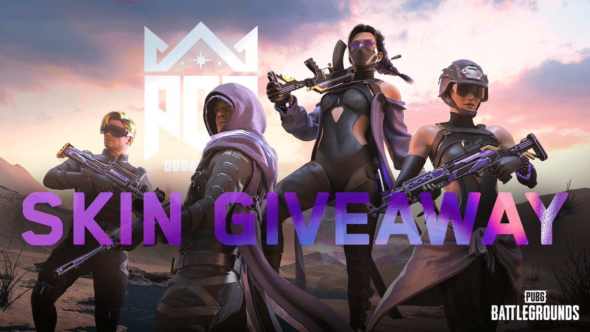 In collaboration with <a href="/PUBGEsports/">PUBG Esports</a> we are making a giveaway for #PGC2022 skin MEGA bundle! 🔥😎

All you have to do is follow <a href="/PUBGEsports/">PUBG Esports</a> &amp; <a href="/hog_esport/">Hall of Game</a> ✅
Like❤️ and RT🔁 this post 
Tag your PUBG buddy in comments 🤝

Also enter IG giveaway for extra chance, link in comments! 🫵